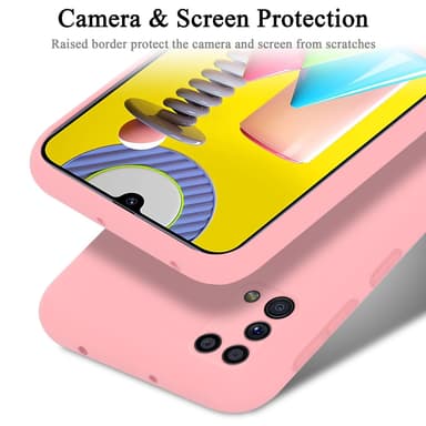 Samsung Galaxy M31 Suojakuori Kotelo (Vaaleanpunainen)