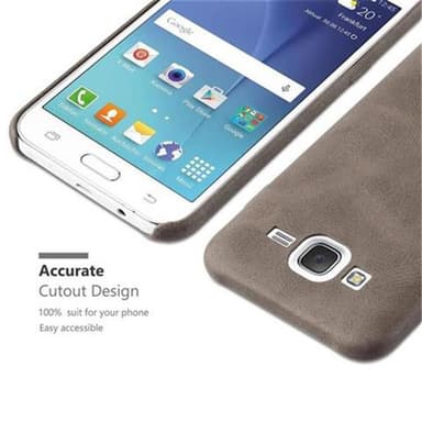 Samsung Galaxy J5 2015 Suojakuori Kotelo (Ruskea)