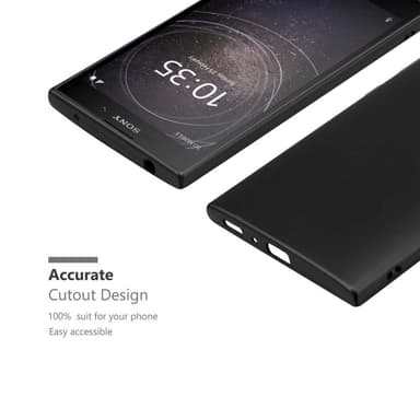 Sony Xperia L2 Suojakuori Kotelo Cover (Musta)