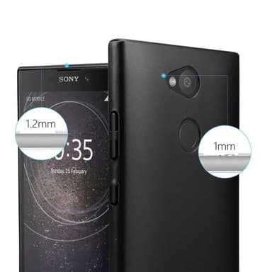 Sony Xperia L2 Suojakuori Kotelo Cover (Musta)