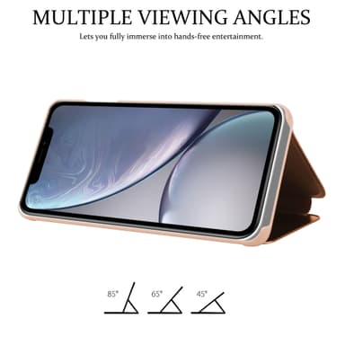 Suojakuori iPhone XR Lompakkokotelo (Vaaleanpunainen)