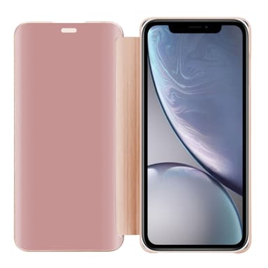 Suojakuori iPhone XR Lompakkokotelo (Vaaleanpunainen)