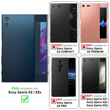 Sony Xperia XZ / XZs Suojakuori Kotelo (Sininen)