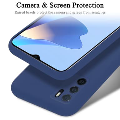 Oppo A16s / A54s Suojakuori Kotelo Case (Sininen)
