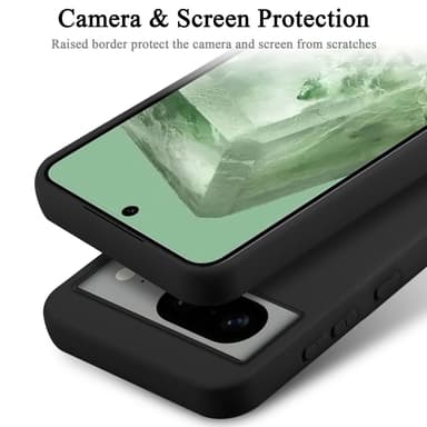Google PIXEL 8 Suojakuori Kotelo Case (Musta)