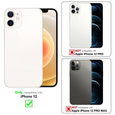 iPhone 12 Suojakuori Kotelo (Vaaleanpunainen)