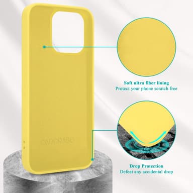 iPhone 14 PRO Suojakuori Kotelo Case (Keltainen)
