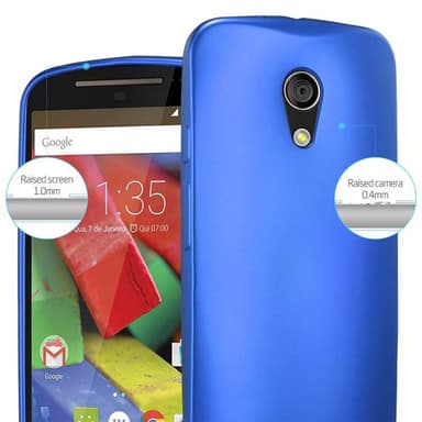 Motorola MOTO G2 Suojakuori Kotelo (Sininen)