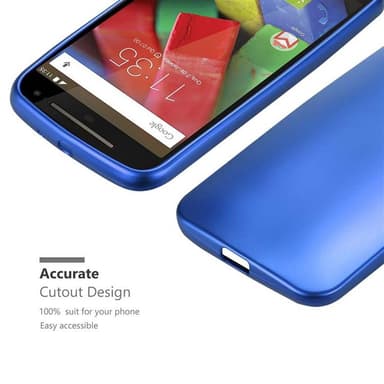 Motorola MOTO G2 Suojakuori Kotelo (Sininen)