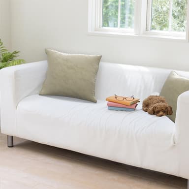 Tyynynpäällinen 40x40 cm Tyynyliina samettia (beige)
