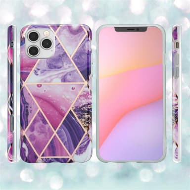 iPhone 12 / 12 PRO Suojakuori Lompakkokotelo (Violetti)