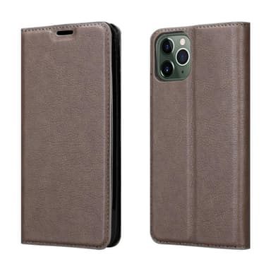 iPhone 12 / 12 PRO Suojakuori Lompakkokotelo (Ruskea)
