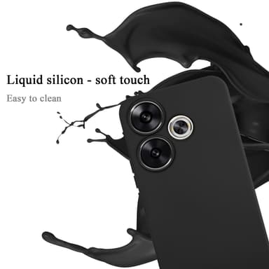 Xiaomi Poco F6 Suojakuori Kotelo Case (Musta)