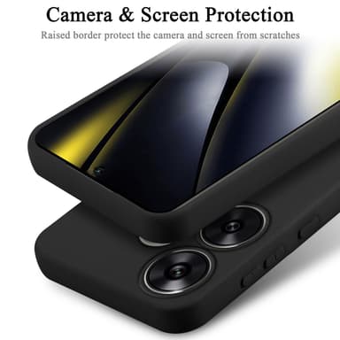 Xiaomi Poco F6 Suojakuori Kotelo Case (Musta)