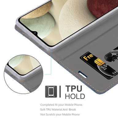 Samsung Galaxy A12 / M12 Suojakuori Lompakkokotelo