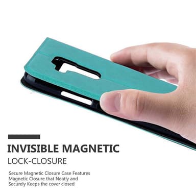 Lompakkokotelo Huawei NOVA PLUS Case (Turkoosi)