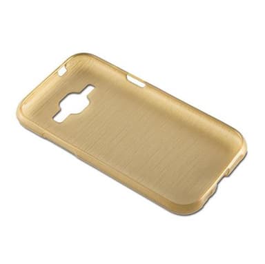 Samsung Galaxy J1 2015 Suojakuori Kotelo (kulta)