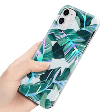 iPhone 11 Suojakuori Lompakkokotelo (Valkoinen)