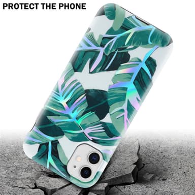 iPhone 11 Suojakuori Lompakkokotelo (Valkoinen)