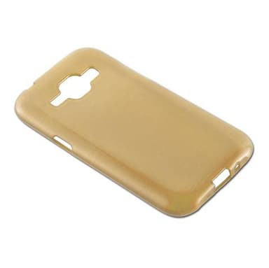 Samsung Galaxy J1 2015 Suojakuori Kotelo (kulta)
