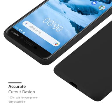 Suojakuori Nokia 6.1 Kotelo (Musta)