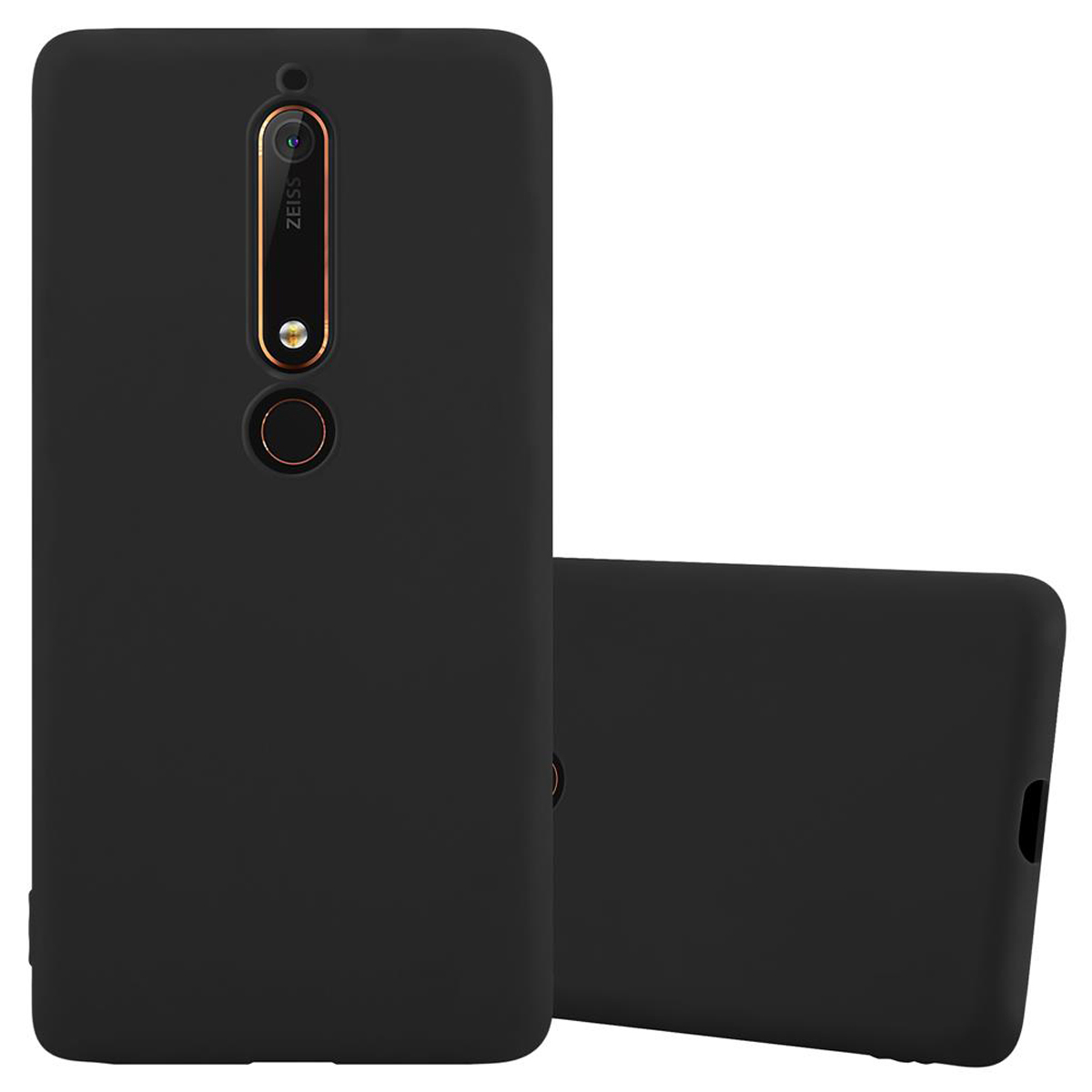 Suojakuori Nokia 6.1 Kotelo (Musta)