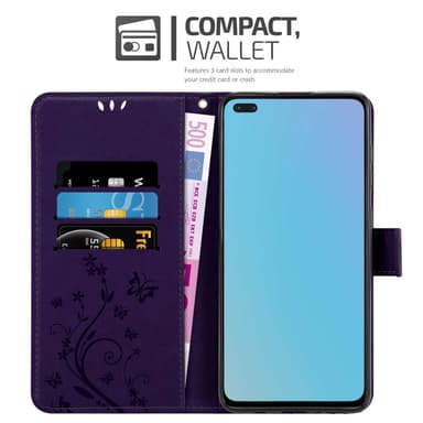 OnePlus Nord Suojakuori Lompakkokotelo (Violetti)