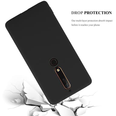 Suojakuori Nokia 6.1 Kotelo (Musta)