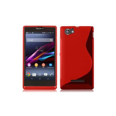 Sony Xperia M Suojakuori Cover (Punainen)