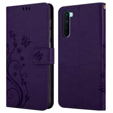OnePlus Nord Suojakuori Lompakkokotelo (Violetti)
