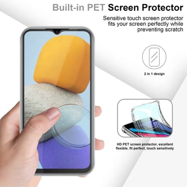 Samsung Galaxy M23 5G Suojakuori Cover (Läpinäkyvä)