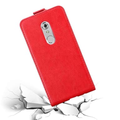 ZTE Axon 7 Suojakuori Lompakkokotelo (Punainen)