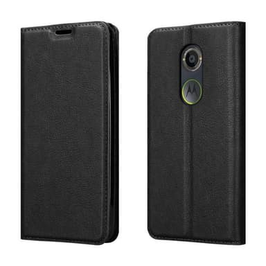Motorola MOTO X2 Suojakuori Lompakkokotelo (Musta)