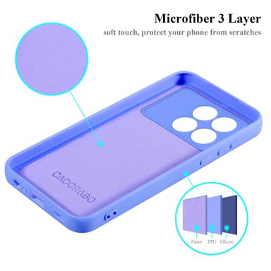 Xiaomi Poco X6 Pro Suojakuori Kotelo (Violetti)
