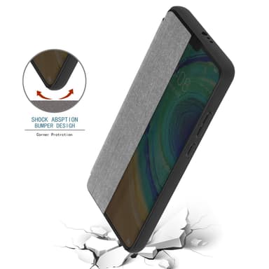 Huawei MATE 30 Suojakuori Lompakkokotelo (harmaa)