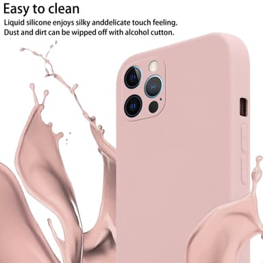 Suojakuori iPhone 12 / 12 PRO Kotelo (Vaaleanpunainen)