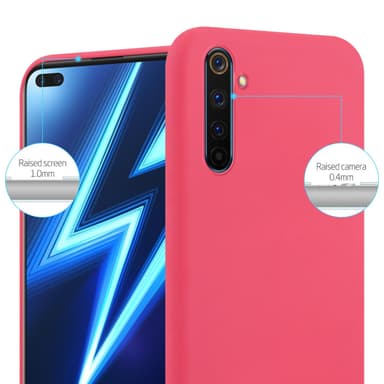Suojakuori Realme 6 PRO Kotelo (Punainen)