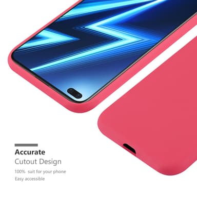 Suojakuori Realme 6 PRO Kotelo (Punainen)