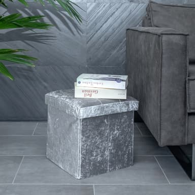 Taitettava Jakkara Istuinkuutio 30x30x30 (sininen)