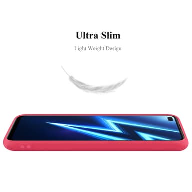 Suojakuori Realme 6 PRO Kotelo (Punainen)