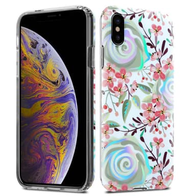 iPhone XS MAX Suojakuori Lompakkokotelo (Valkoinen)