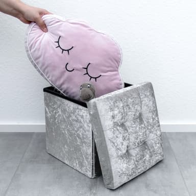 Taitettava Jakkara Istuinkuutio 30x30x30 (sininen)