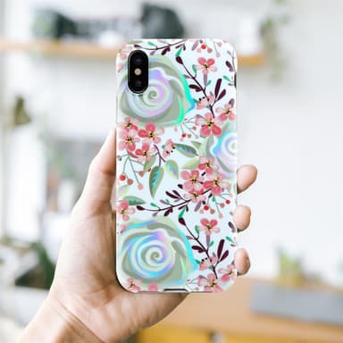 iPhone XS MAX Suojakuori Lompakkokotelo (Valkoinen)