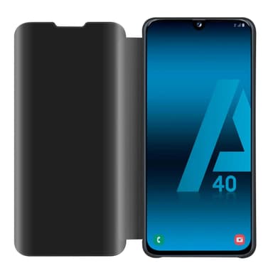 Suojakuori Samsung Galaxy A40 Lompakkokotelo (Musta)