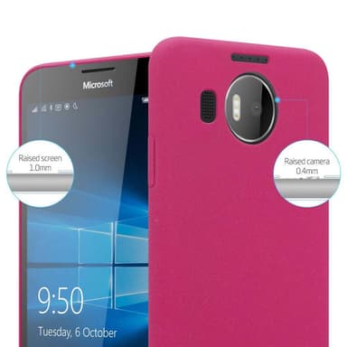 Nokia Lumia 950 XL Suojakuori Kotelo (Vaaleanpunainen)
