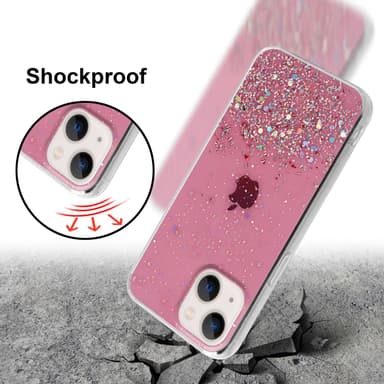 iPhone 14 Suojakuori Kotelo (Vaaleanpunainen)