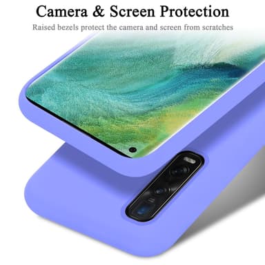 Oppo FIND X2 PRO Suojakuori Kotelo Case (Violetti)