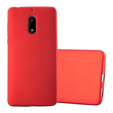 Nokia 6 2017 Suojakuori Kotelo (Punainen)