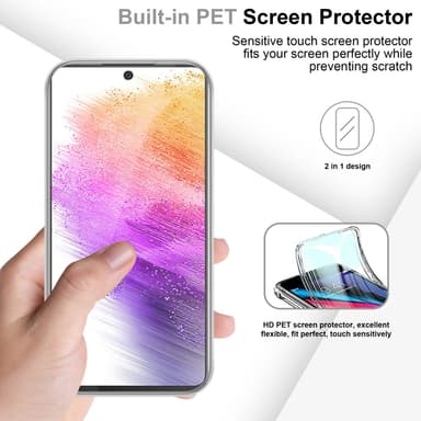Samsung Galaxy A73 5G Suojakuori Cover (Läpinäkyvä)