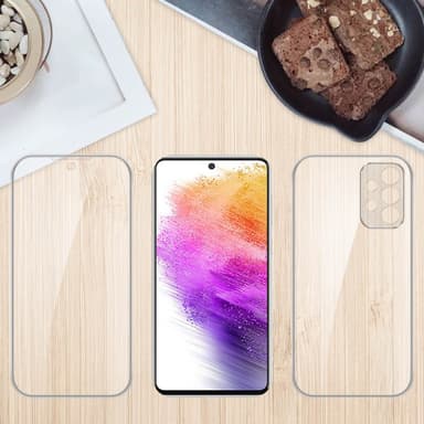 Samsung Galaxy A73 5G Suojakuori Cover (Läpinäkyvä)